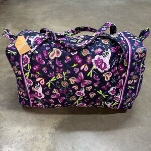 Gold Coast Quilted Floral Duffle Bag NWT Travel Weekender